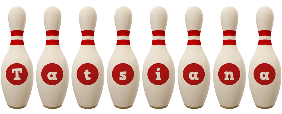 Tatsiana bowling-pin logo
