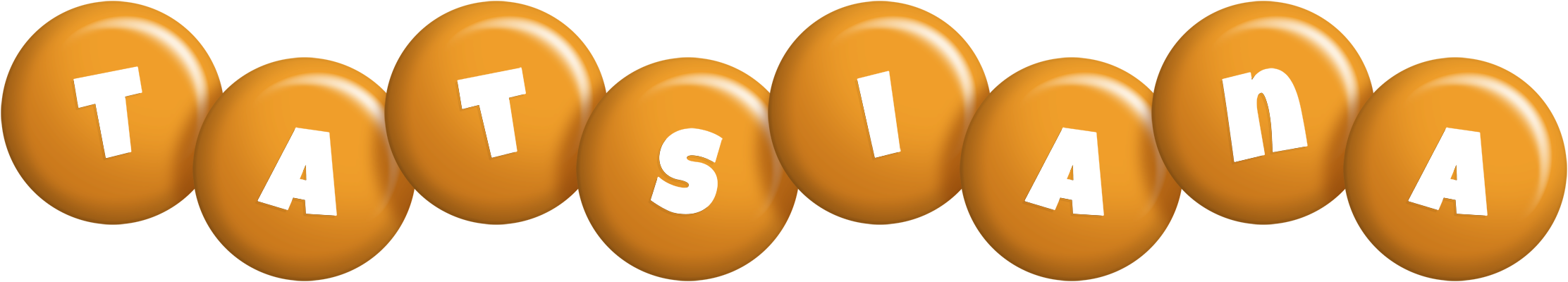 Tatsiana candy-orange logo
