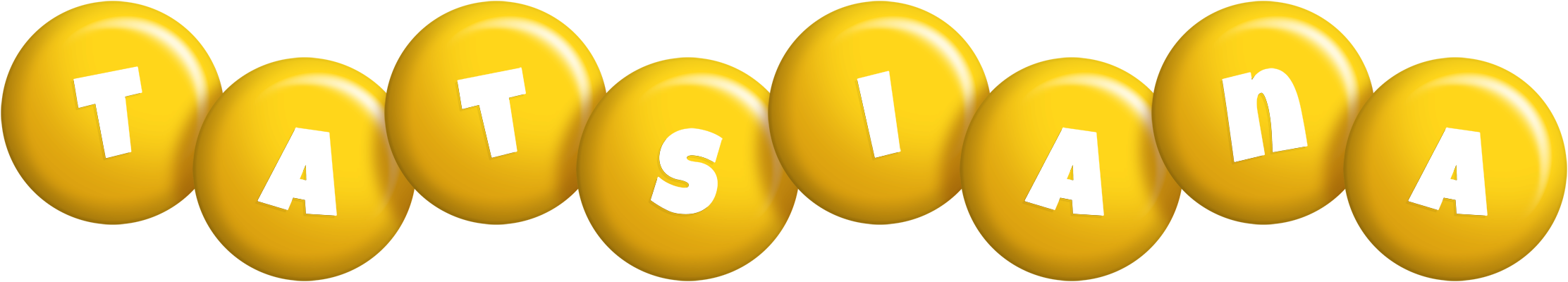 Tatsiana candy-yellow logo
