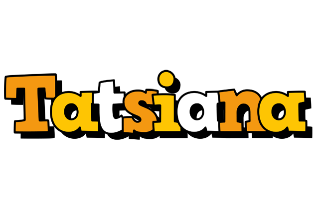 Tatsiana cartoon logo