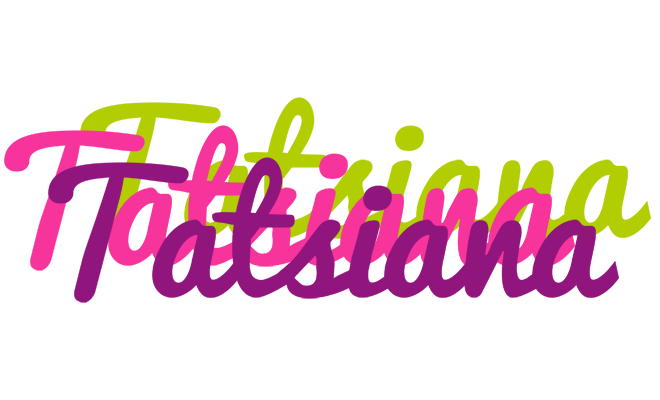 Tatsiana flowers logo