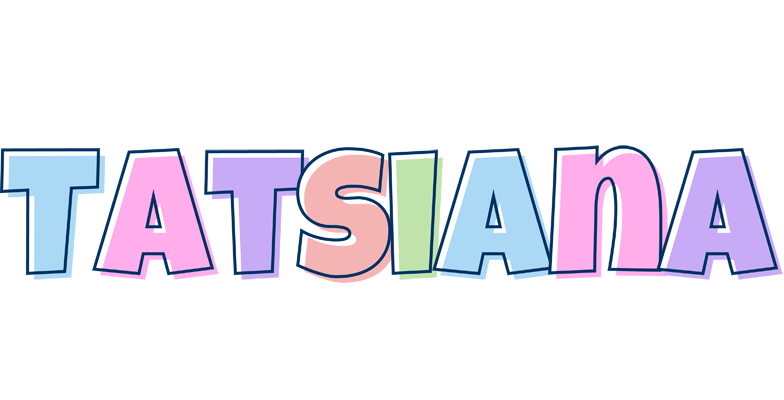 Tatsiana pastel logo
