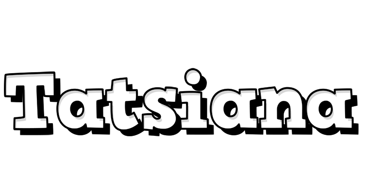 Tatsiana snowing logo