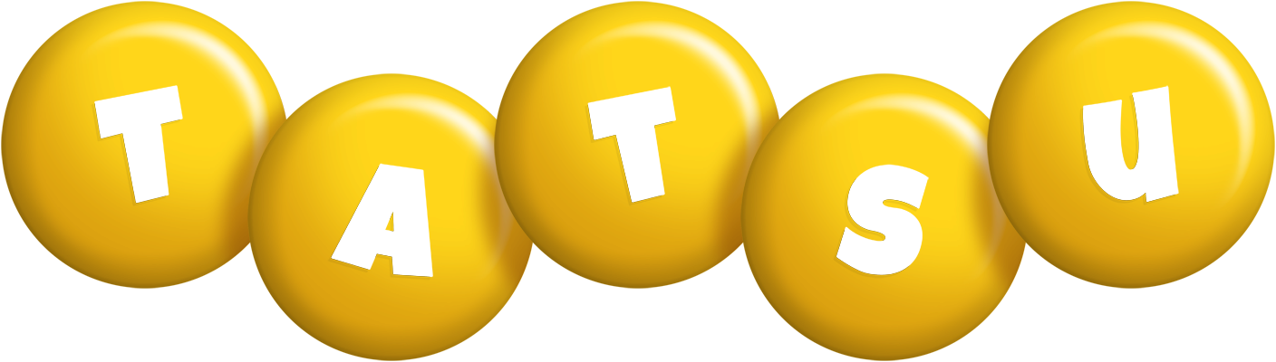 Tatsu candy-yellow logo
