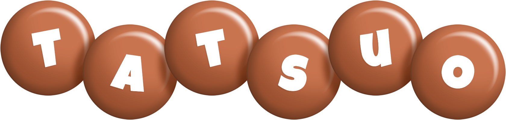 Tatsuo candy-brown logo
