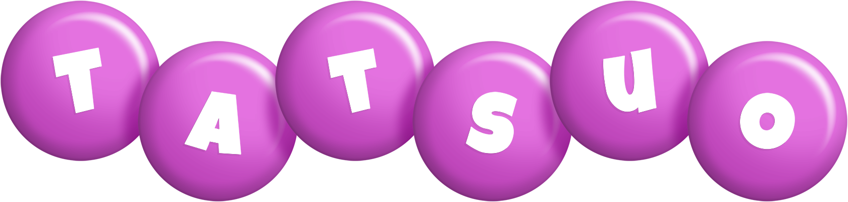 Tatsuo candy-purple logo