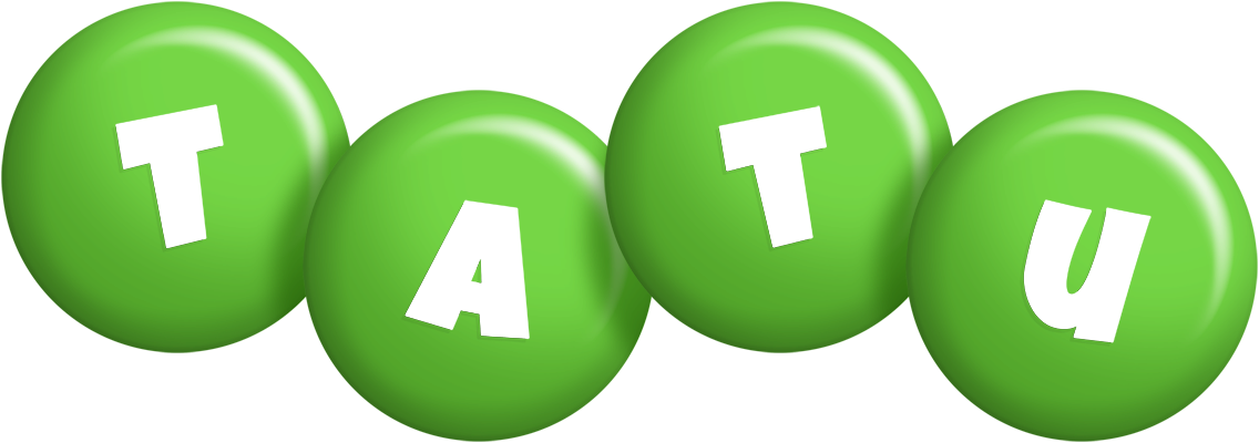 Tatu candy-green logo