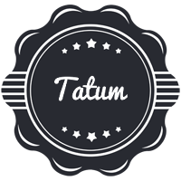 Tatum badge logo