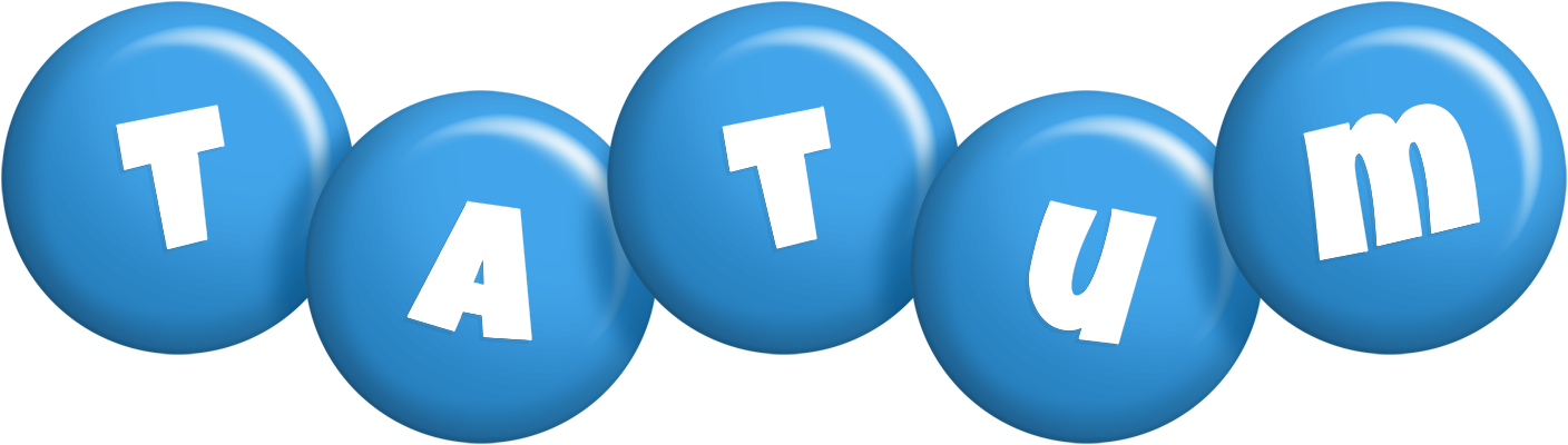 Tatum candy-blue logo