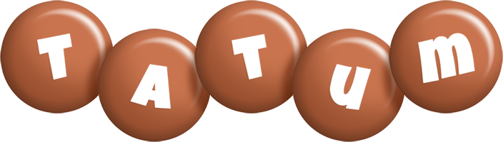 Tatum candy-brown logo