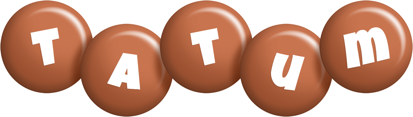 Tatum candy-brown logo