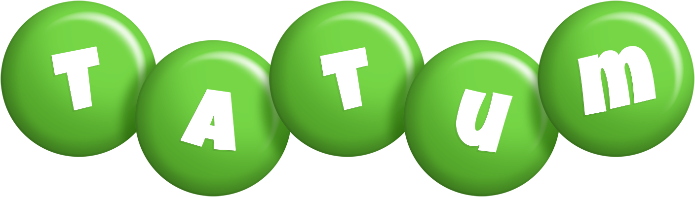 Tatum candy-green logo