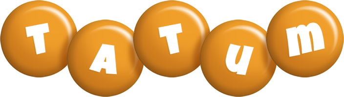 Tatum candy-orange logo