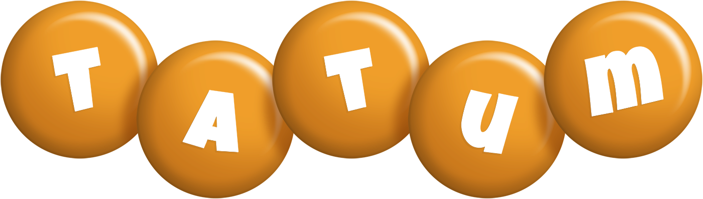 Tatum candy-orange logo
