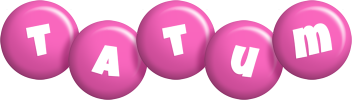 Tatum candy-pink logo