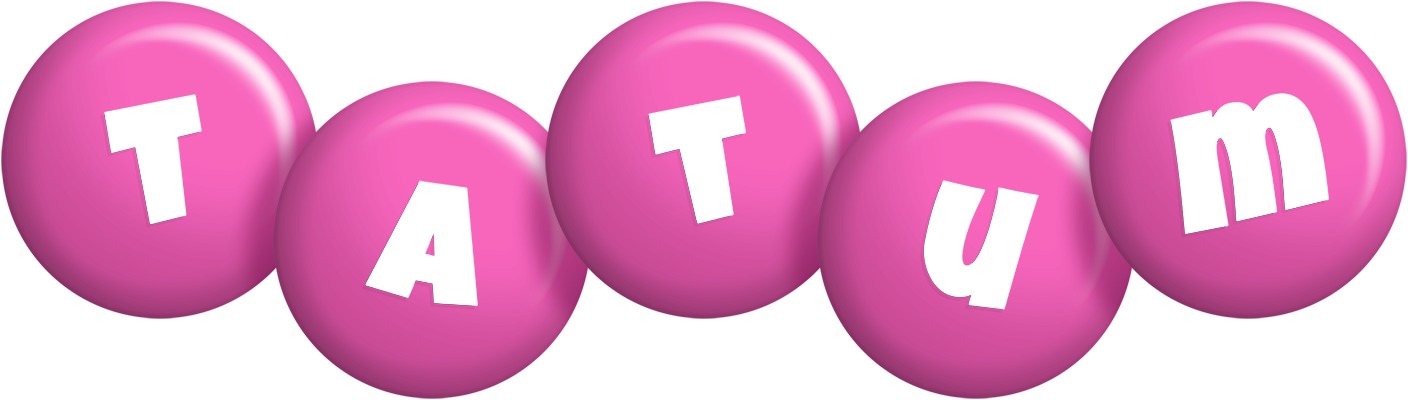 Tatum candy-pink logo