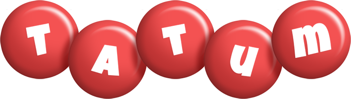 Tatum candy-red logo