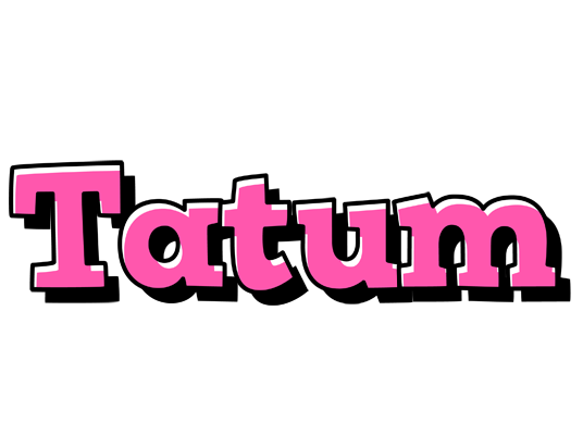Tatum girlish logo