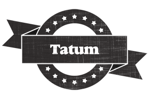 Tatum grunge logo