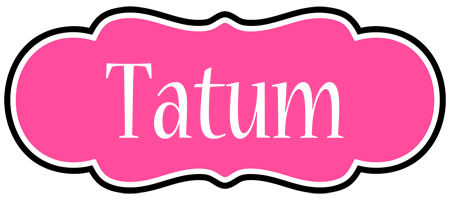 Tatum invitation logo