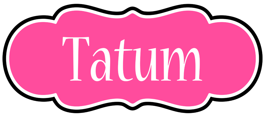 Tatum invitation logo