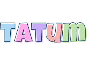 Tatum pastel logo