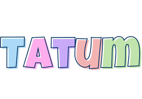 Tatum pastel logo