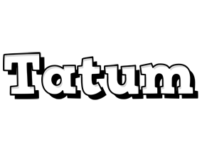 Tatum snowing logo