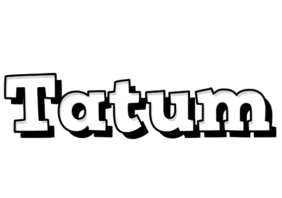 Tatum snowing logo
