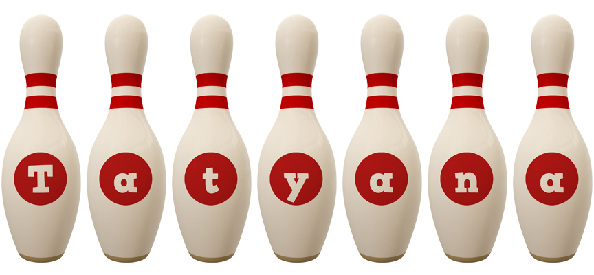 Tatyana bowling-pin logo