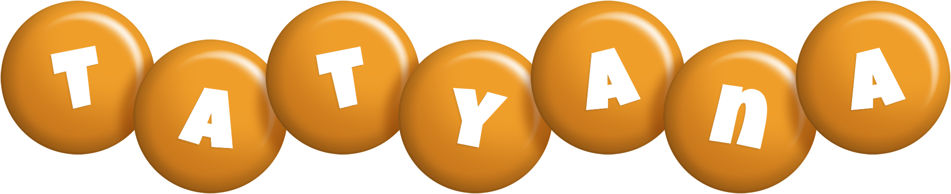 Tatyana candy-orange logo