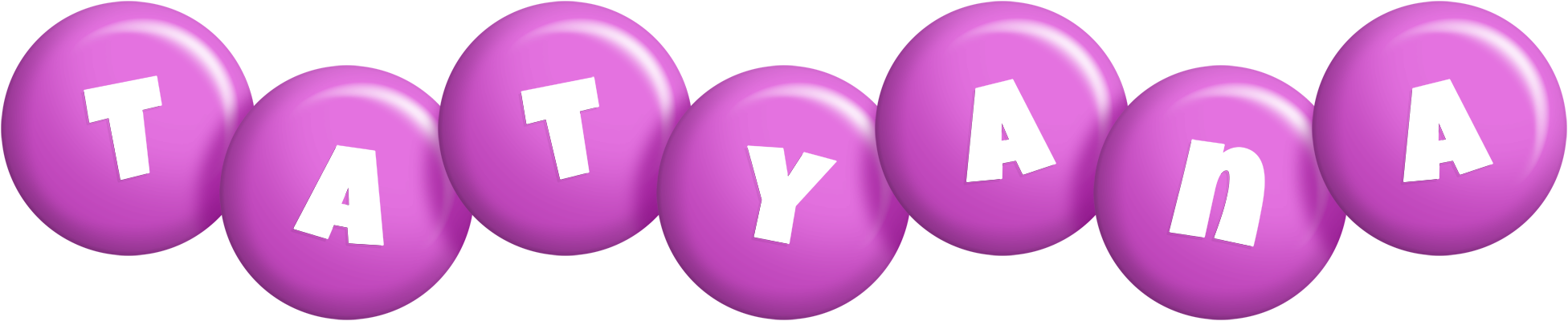 Tatyana candy-purple logo