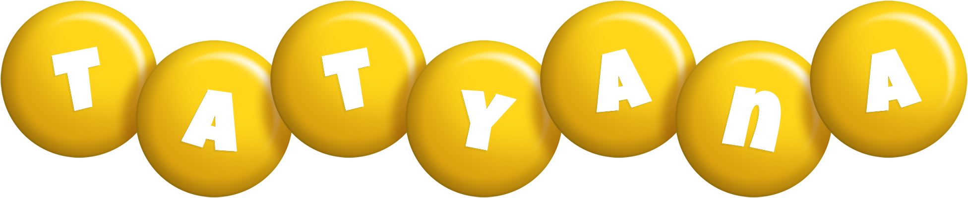 Tatyana candy-yellow logo