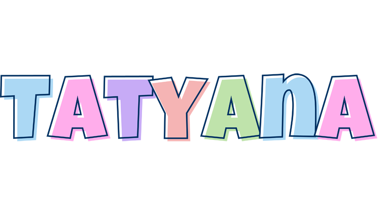 Tatyana pastel logo