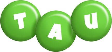 Tau candy-green logo