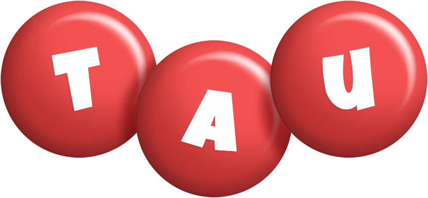 Tau candy-red logo