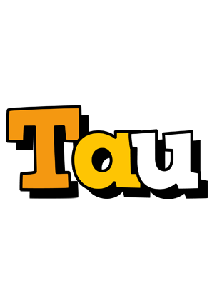Tau cartoon logo