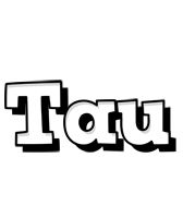 Tau snowing logo