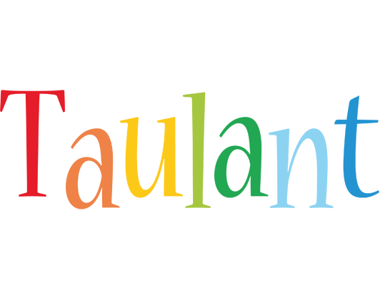 Taulant birthday logo