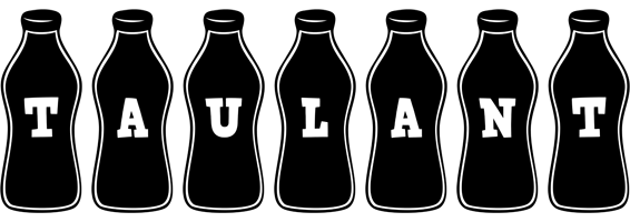 Taulant bottle logo