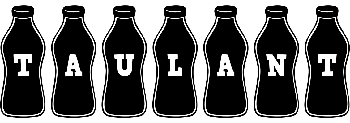 Taulant bottle logo