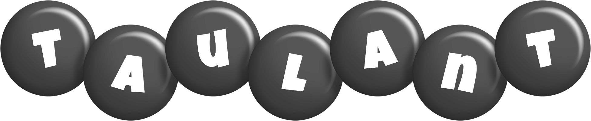Taulant candy-black logo