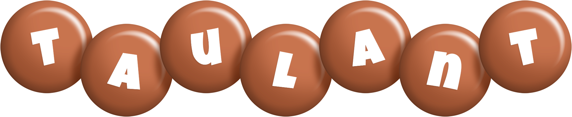 Taulant candy-brown logo