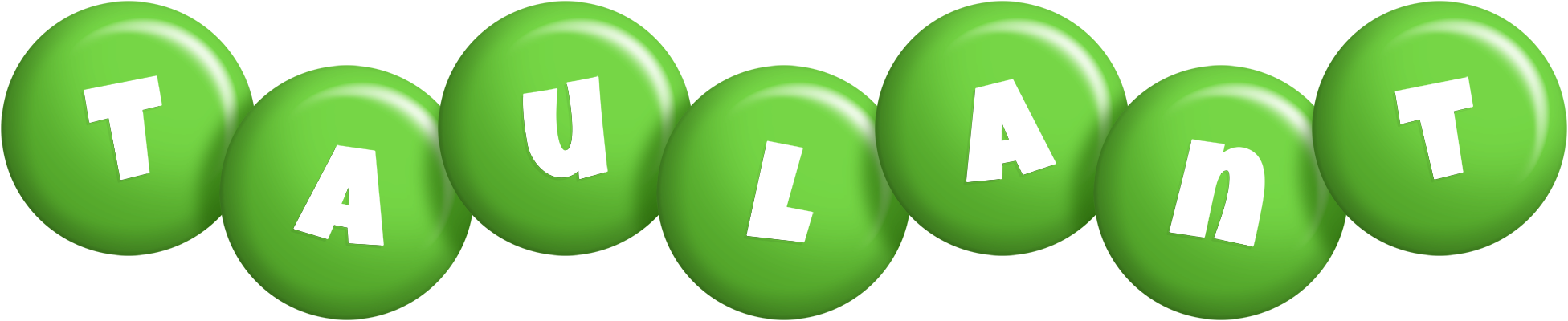 Taulant candy-green logo