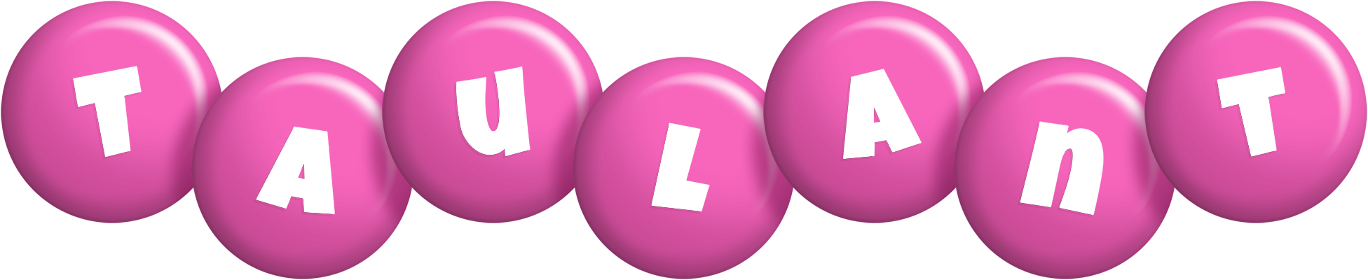 Taulant candy-pink logo