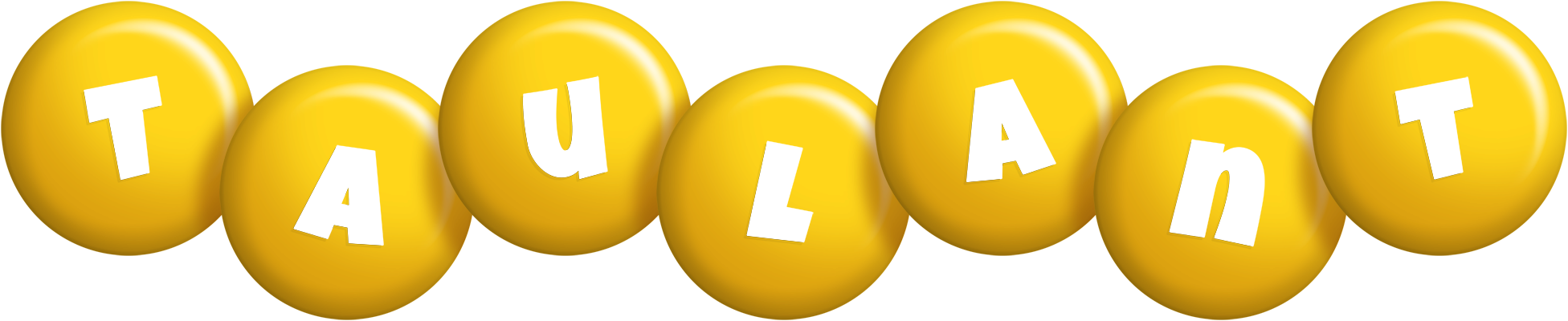 Taulant candy-yellow logo