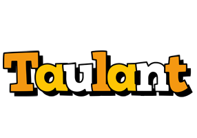 Taulant cartoon logo