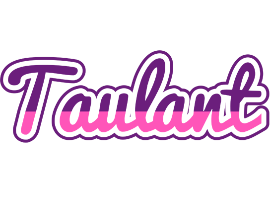 Taulant cheerful logo