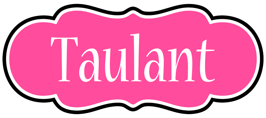 Taulant invitation logo