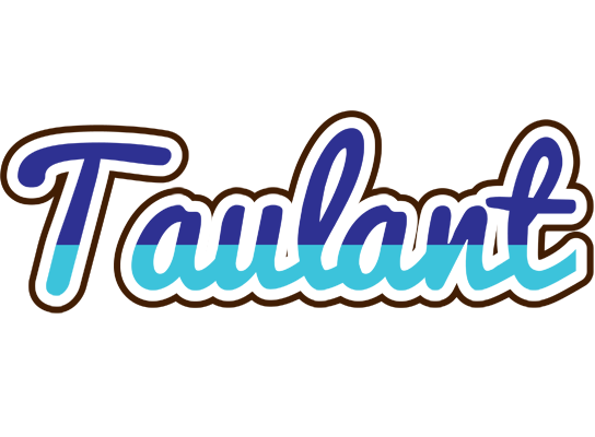 Taulant raining logo